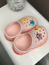 Sandalias con dibujos animados para niños, zapatos de cueva para hombre y niña, zapatillas de playa para niños, sandalias de suela blanda antideslizante para baño de bebé