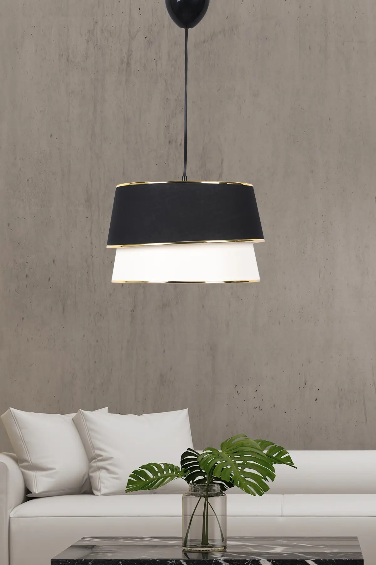 

Nordic Style Modern Creative Simple Lamp Bedroom Study Restaurant Single Head Wooden Fabric Shade Personality Chandelier