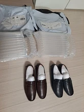 Mocasines de cuero para hombre, zapatos planos cómodos sin cordones, de marca, informales, para verano, 2021