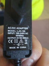 1 Uds 6V 0.5A 500MA 4W AC DC cargador adaptador de fuente de alimentación para OMRON I-C10 M4-I M2 M3 M5-I M7 M10 M6 M6 W Monitor de presión arterial