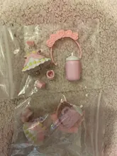 L O L Juego de ropa Original para niños, accesorios de botellas, traje de vestido para LOL de 8 cm, muñecos de la gran hermana, unicornio, 1 Juego