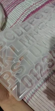 Ornament Keychain Silica-Gel Resin Mould Alphabet Number-Molds Casting-Tools Epoxy DIY