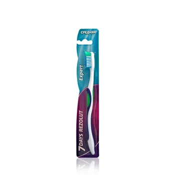 Toothbrush D.I.E. s. 7 days "expert" medium stiffness
Toothbrush D.I.E. s. 7 days "expert" medium stiffness