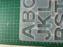 Ornament Keychain Silica-Gel Resin Mould Alphabet Number-Molds Casting-Tools Epoxy DIY