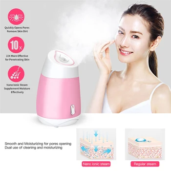 Facial Steamer Humidifier Unclogs Pores Reduce Blackheads Deep Cleaning Facial Cleaner Hydrating Beauty Facial Steamer Machine
Facial Steamer Humidifier Unclogs Pores Reduce Blackheads Deep Cleaning Facial Cleaner Hydrating Beauty Facial Steamer Machine
