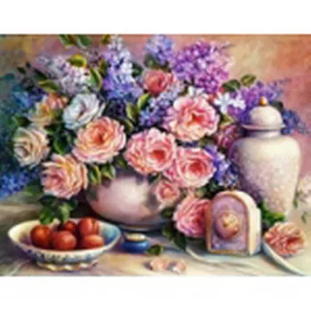 Painting on the numbers on canvas 40x50 cm "Still Life with a lush bouquet" Red Cat x-8257
Painting on the numbers on canvas 40x50 cm "Still Life with a lush bouquet" Red Cat x-8257