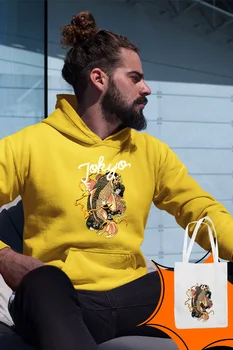 Angemiel Wear Tokyo Fish Yellow Men 'S Hooded Sweatshirt Bags Kombin
Angemiel Wear Tokyo Fish Yellow Men 'S Hooded Sweatshirt Bags Kombin