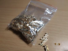 Terminal en forma de U, conectores de insertos en frío, terminal de fascia de dientes pequeños, 100-0,5 mm2, unids/lote