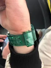 + Correa de reloj Apple apple Watch banda 44mm 40mm 42mm 38mm accesorios correa de silicona blanda transparente Apple watch Serie 6 iPhone 5 4 3