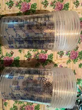 Taza de mezcla de pintura plástica de 10 Uds. Recipiente de mezclas de pintura de 600ml taza de calibración para mezclar con precisión pintura y líquido de alta calidad