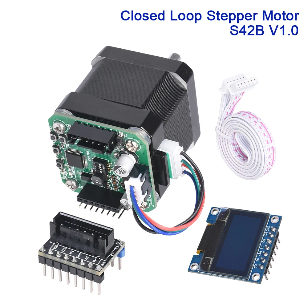 BIGTREETECH S42B V1.0 Closed Loop Driver Control Board OLED SERVO42 42 Stepper Motor 3D Printer Parts SKR V1.3 V1.4 Board ender3
BIGTREETECH S42B V1.0 Closed Loop Driver Control Board OLED SERVO42 42 Stepper Motor 3D Printer Parts SKR V1.3 V1.4 Board ender3