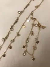 DIEZI-tobillera con cadena de Color dorado para mujer y niña, pulsera de tobillo Estilo Vintage bohemio, corazón, mariposa, joyería de playa, 6 estilos