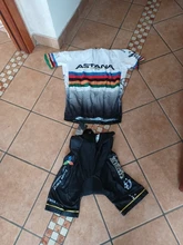 ASTANA-camisetas de Ciclismo de equipo, Ropa de secado rápido, conjuntos de gel, uniformes, Maillot, Ropa deportiva, 2021