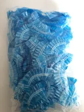 Tapas protectoras de plástico desechables para las orejas, 50/100 Uds., para salón de peluquería, protección contra tinte, gorro de ducha, herramienta