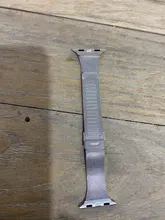 Correa de Metal de acero inoxidable para apple Watch, Correa delgada de 44mm, 40mm, 38mm, 42mm, Series 6 5 4 SE para iWatch 3 2 1