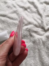 Rascador de Jade Rosa Natural, masajeador de Estiramiento facial Gouache para cara, tablero Gua Sha, piel facial, relajación, adelgazamiento de belleza para ojo, cuello, elevación fina