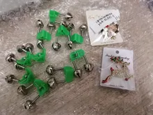 10 unids/lote mordedura alarmas pesca rod campanas de abrazadera de barra protector de esquina de las campanas de pesca accesorio ABS aire libre YJ-231 de Metal