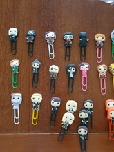 25 uds caliente icono de marcadores de libro de papel Clips de papelería para maestro de los estudiantes de la Escuela de suministros de oficina punto de libro regalo de los niños