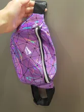 Riñonera Reversible con purpurina de lentejuelas para mujer, bolsa de cintura con purpurina, monedero a la cadera, bolsa láser, para pecho, novedad de 2021
