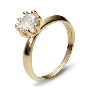Esthete ring with 1 cubic zirconia in Yellow Gold
Esthete ring with 1 cubic zirconia in Yellow Gold
