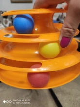 10Pcs Colorful Cats Ball Play Chew Scratch Training Toys Chase Ball for Kitten Play Disk