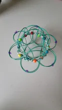 Fidget Juguetes | Juguetes Fidget | Fidget Juguetes Popit hacer magia de acero anillo de hierro de descompresión cesta Flexible suave mágico Juguetes Anti estrés regalos de los niños Juguetes