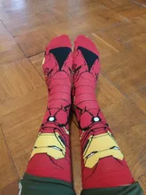 Calcetines altos hasta la rodilla con estampado de Spiderman para hombre y mujer, medias hasta la rodilla hasta el gemelo, de Anime, Hip Hop, 2021