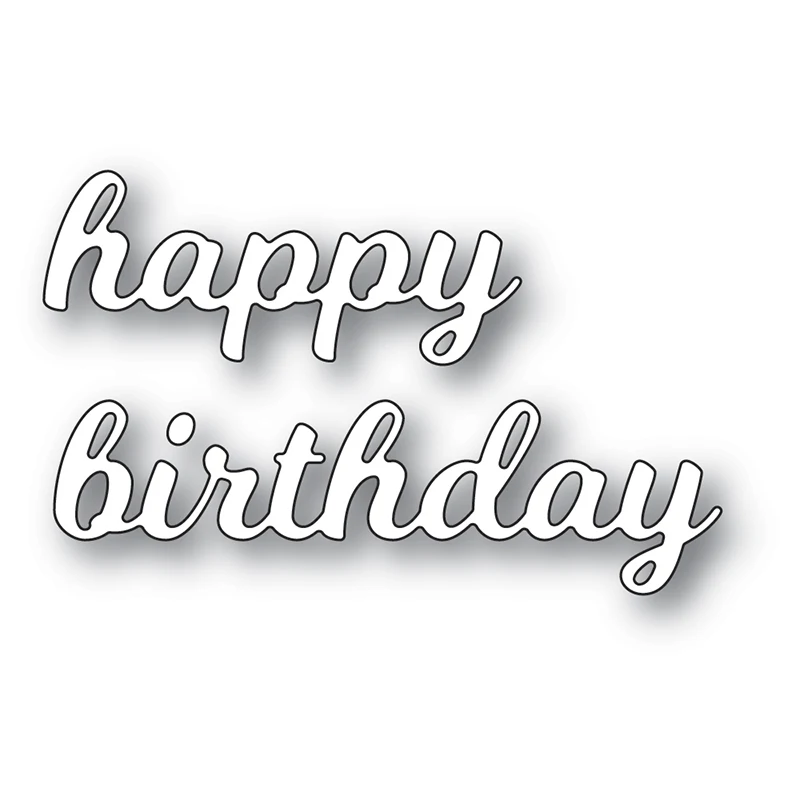 New Arrival Art Word Happy Birthday Phrase 2022 Metal Cutting Dies for Scrapbooking Greeting Card Making Script Letter Stencils
New Arrival Art Word Happy Birthday Phrase 2022 Metal Cutting Dies for Scrapbooking Greeting Card Making Script Letter Stencils