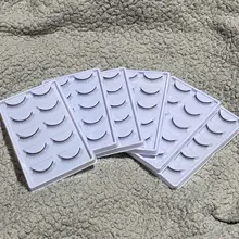 Pestañas postizas de entrenamiento Natural para principiantes, 10/20 Uds./juego, extensión práctica de maquillaje