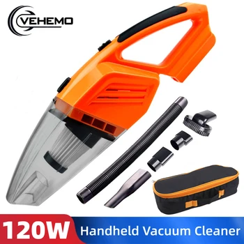 Handheld Powerful 120W Car Vacuum Cleaner 12V Portable Wet&Dry Use 3Kpa Home Car Vacuum Cleaner With LED Light
Handheld Powerful 120W Car Vacuum Cleaner 12V Portable Wet&Dry Use 3Kpa Home Car Vacuum Cleaner With LED Light
