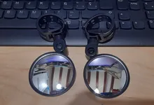 Espejo de bicicleta Universal accesorios de bicicleta manillar espejo retrovisor rotación gran angular para MTB accesorios de ciclismo de carretera