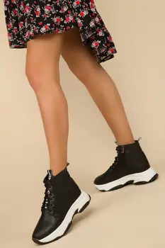 SOHO Women Fashion Ankle Boots Comfortable Female Zipper Thick Flats Shoes Ladies Leather Boots Black 14261 
SOHO Women Fashion Ankle Boots Comfortable Female Zipper Thick Flats Shoes Ladies Leather Boots Black 14261