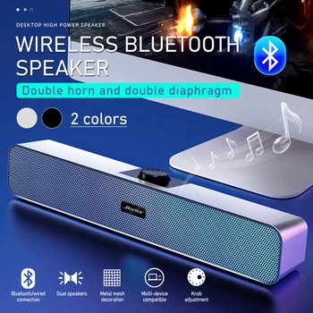 6W soundbar Bluetooth Speaker USB Wired Powerful Computer Bar Stereo Subwoofer Bass Surround Sound Box for PC Laptop phone Table
6W soundbar Bluetooth Speaker USB Wired Powerful Computer Bar Stereo Subwoofer Bass Surround Sound Box for PC Laptop phone Table