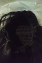 Extensiones de cabello humano con Coleta, coleta con Clip, coleta recta, Remy, brasileño, para Afroamericana