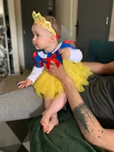 Vestido de bebé bonito para niña, disfraz de princesa para fiesta, conjunto de cumpleaños y Carnaval para bebé