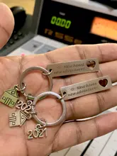 LLavero de felicitación para el hogar, novedad de 2021, regalo de bienvenida para el hogar