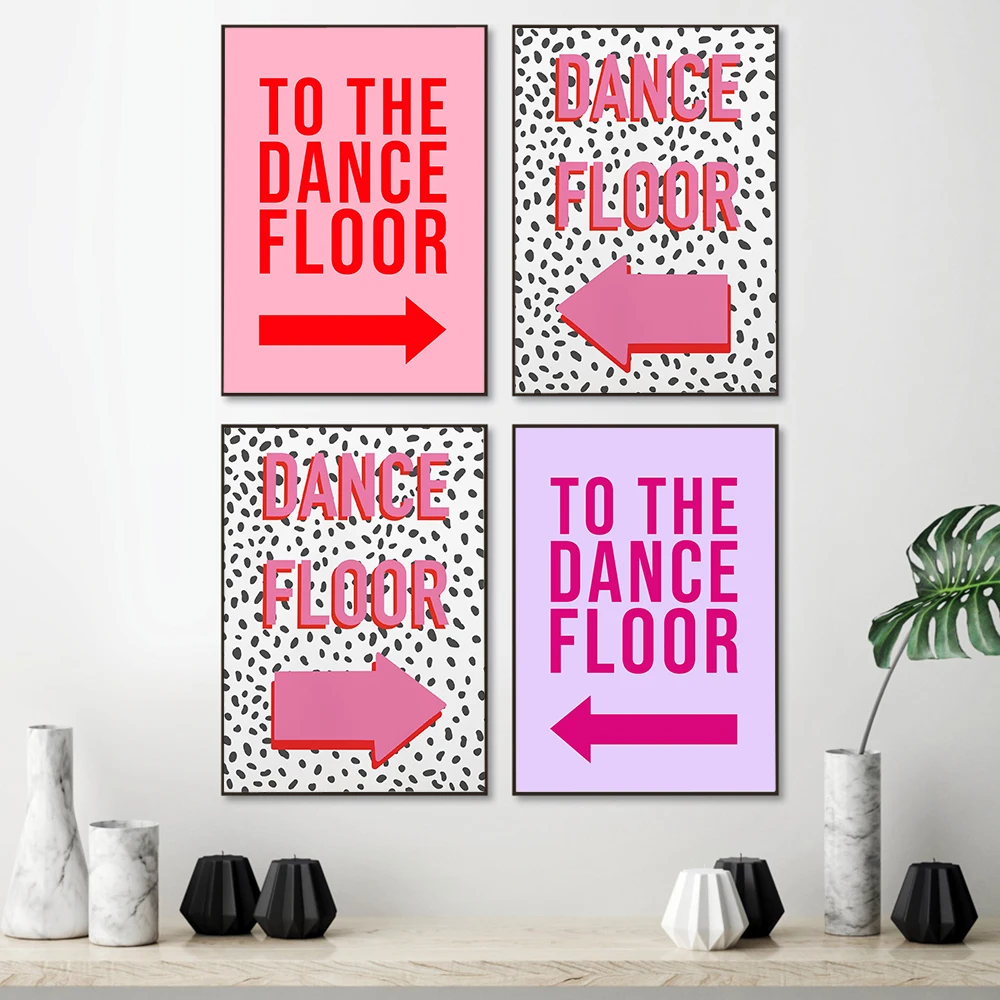 Funny Dance Floor Arrow Poster and Print Disco Spotty Wall Art Picture Party Sign Pink Red Unframed Painting Feature Home Decor
Funny Dance Floor Arrow Poster and Print Disco Spotty Wall Art Picture Party Sign Pink Red Unframed Painting Feature Home Decor