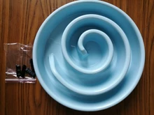 Cuenco para comida antichoke para perros cuencos de comida para perros y cachorros de comer lento, plato alimentador, suministros para mascotas, más estilo