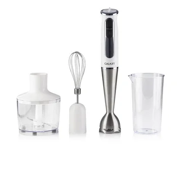Blender Galaxy GL 2111 блендерный set nozzle-blender, Corolla, measuring cup (800 W, infinitely variable speed)
Blender Galaxy GL 2111 блендерный set nozzle-blender, Corolla, measuring cup (800 W, infinitely variable speed)