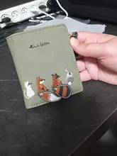 Short Wallet Animal-Print Cute Pouch Coin Purse Portefeuille Small Female Girls Women