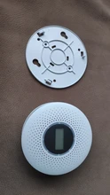 4 Uds combinación de 2 en 1 de humo y de monóxido de carbono Detector de pantalla batería humo CO Detector de alarma