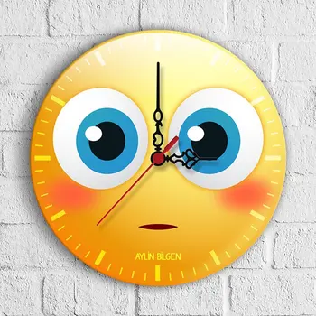 Personalized Emoji Design Wooden Wall Clock (30 cm.)-5 
Personalized Emoji Design Wooden Wall Clock (30 cm.)-5