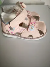 CLIBEE-Sandalias florales de verano para niñas, zapatos ortopédicos de cuero de Punta cerrada con soporte para ARCO, para playa