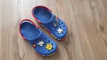 De moda niño niña playa zapatillas Sandalias de verano zapatos para niños con dibujos animados EVA resistencia transpirable antideslizante bebé