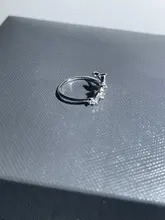 LEKANI-Anillo de Plata de Ley 925 con forma de mariposa, anillos abiertos, Estilo Vintage, Punk, con perlas de gato, joyería de boda, 2021