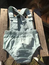 Body a rayas para bebé recién nacido, niño y niña, decoración de botones, mono sólido, trajes, traje de sol, ropa para niño