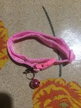 Colorido suministros para mascotas, Collar de gato y Collar de pata del gato ajustable Collar con cascabel posicionamiento huella Collar Dropship