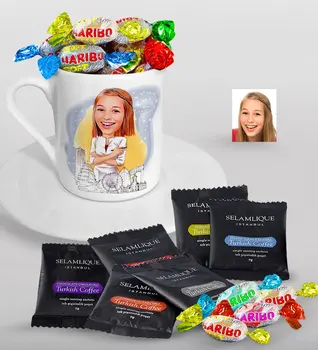 Personalized Women 'S Architect Caricature Of Turkish Coffee Cup Selamlique Mixed Turkish Coffee house And Haribo Candy Gift Seti-1
Personalized Women 'S Architect Caricature Of Turkish Coffee Cup Selamlique Mixed Turkish Coffee house And Haribo Candy Gift Seti-1
