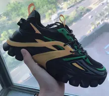 Zapatillas de deporte de alta calidad para hombre, zapatos de correr a la moda, gruesas, informales, de talla grande 45 46, para verano, 2021