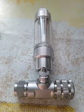 Reactor difusor regulador de válvula para acuario, contador de burbujas de CO2 de doble cabeza, equipos de ozono